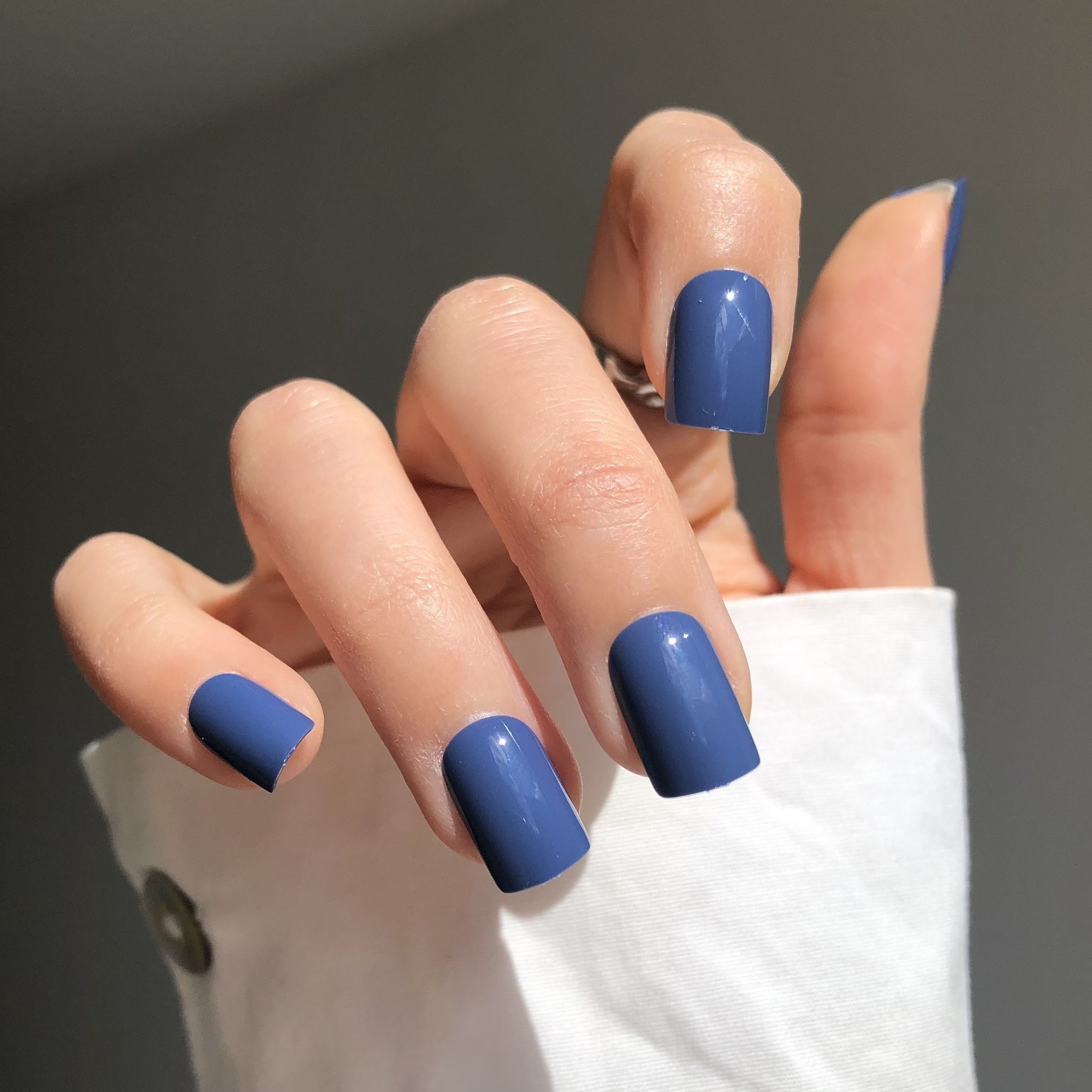 Amalfi Blue short s Press On Nails (inkl. Nagelkleber)