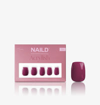 Wild Berry short s square Softgel Press on Nails (inkl. Klebesticker & Nagelkleber)