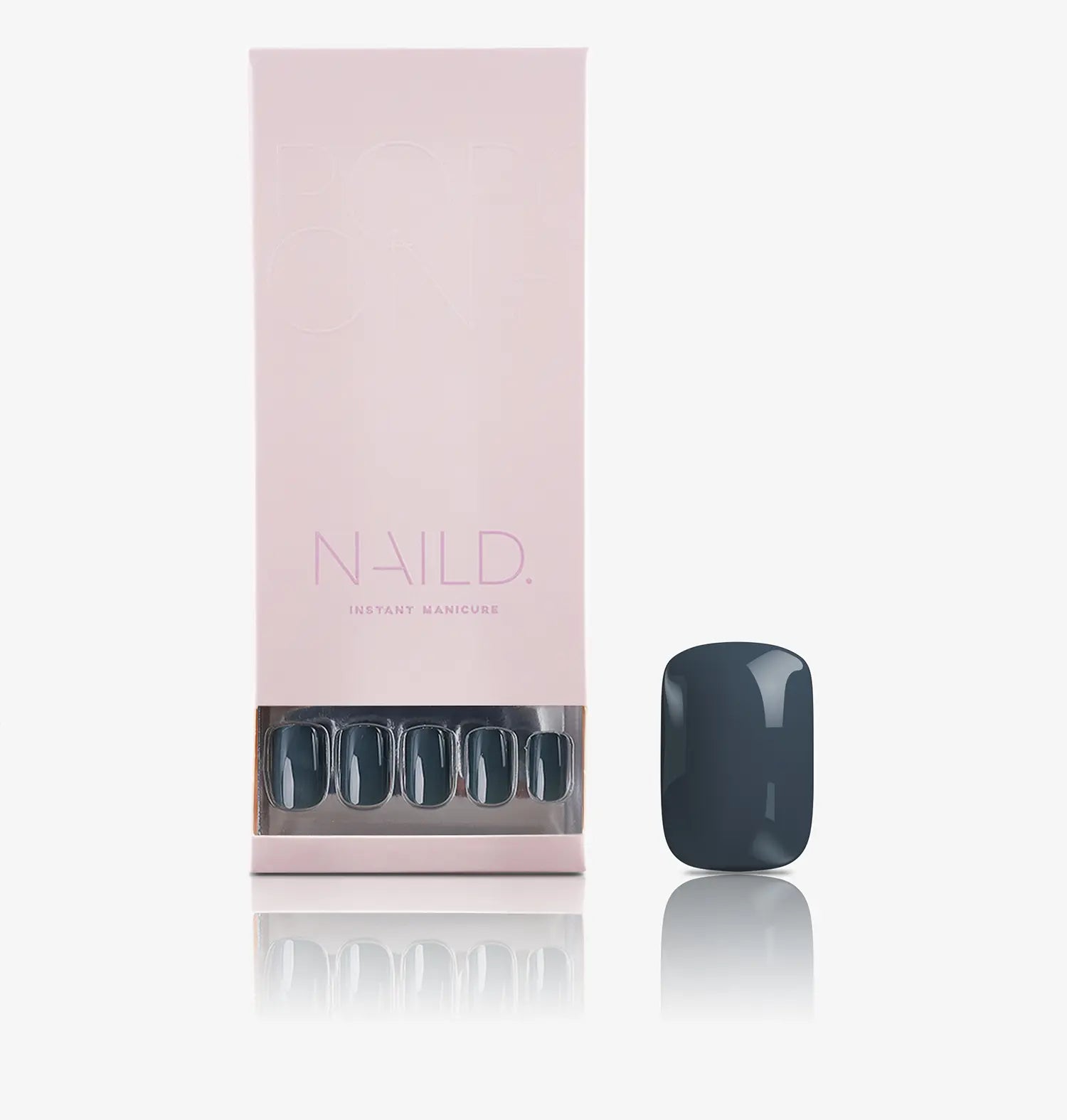 Earl grey short Press On Nails (incluso colla per unghie)