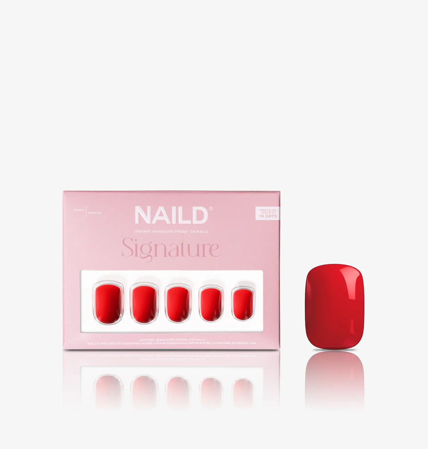 Lady short press on nails lo