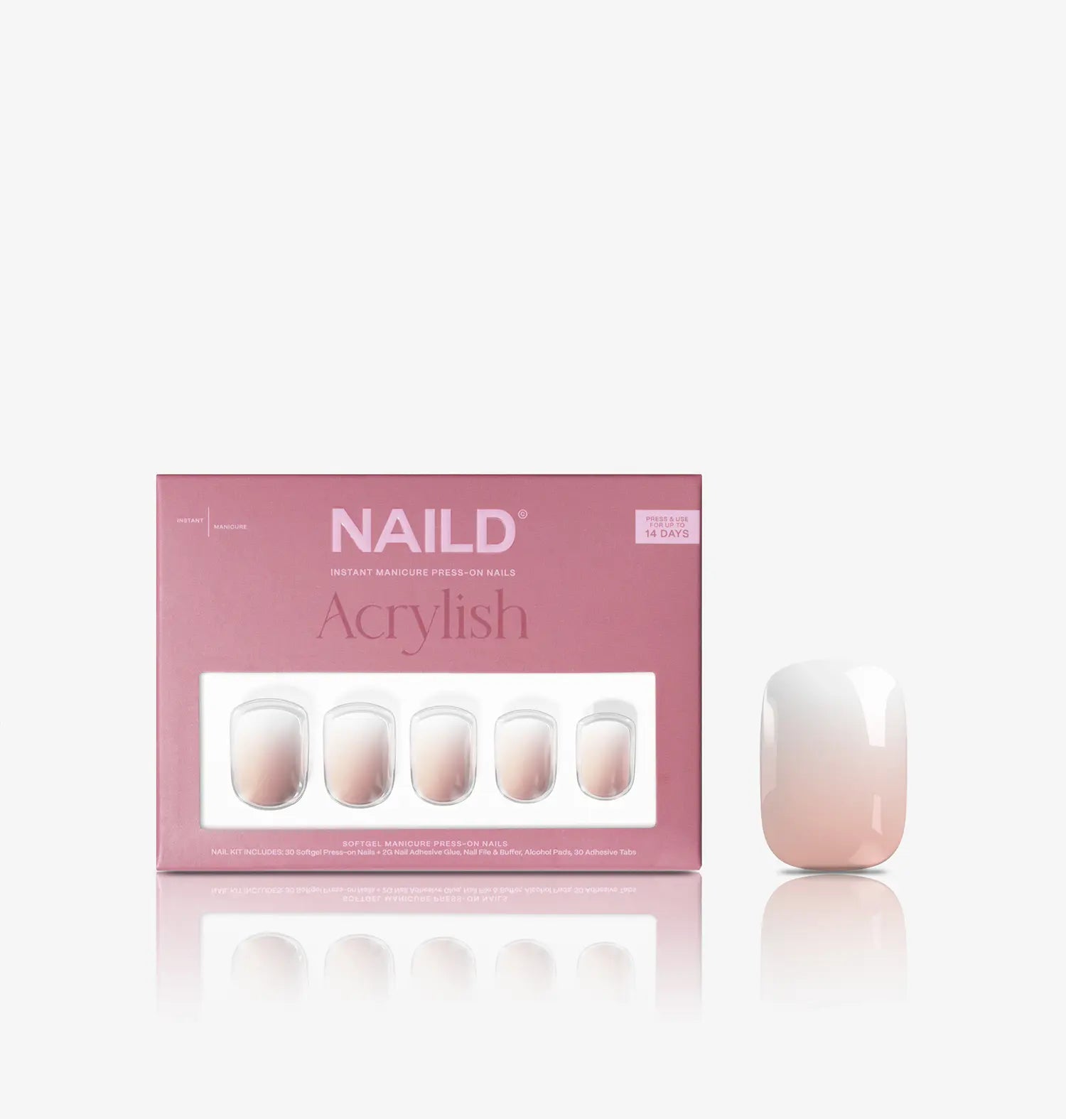 Milkshake short Softgel Press on Nails (incluso colla per unghie)