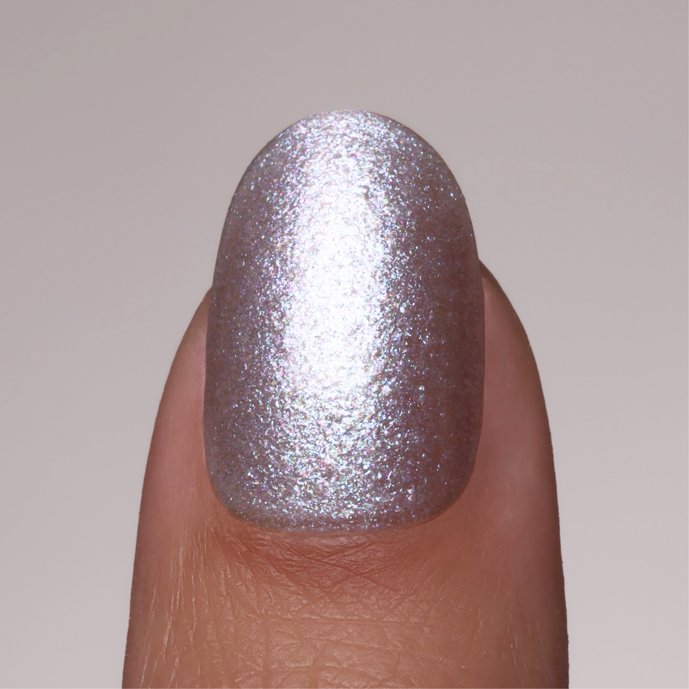 Glitter round Press on Nails (inkl. Nagelkleber)