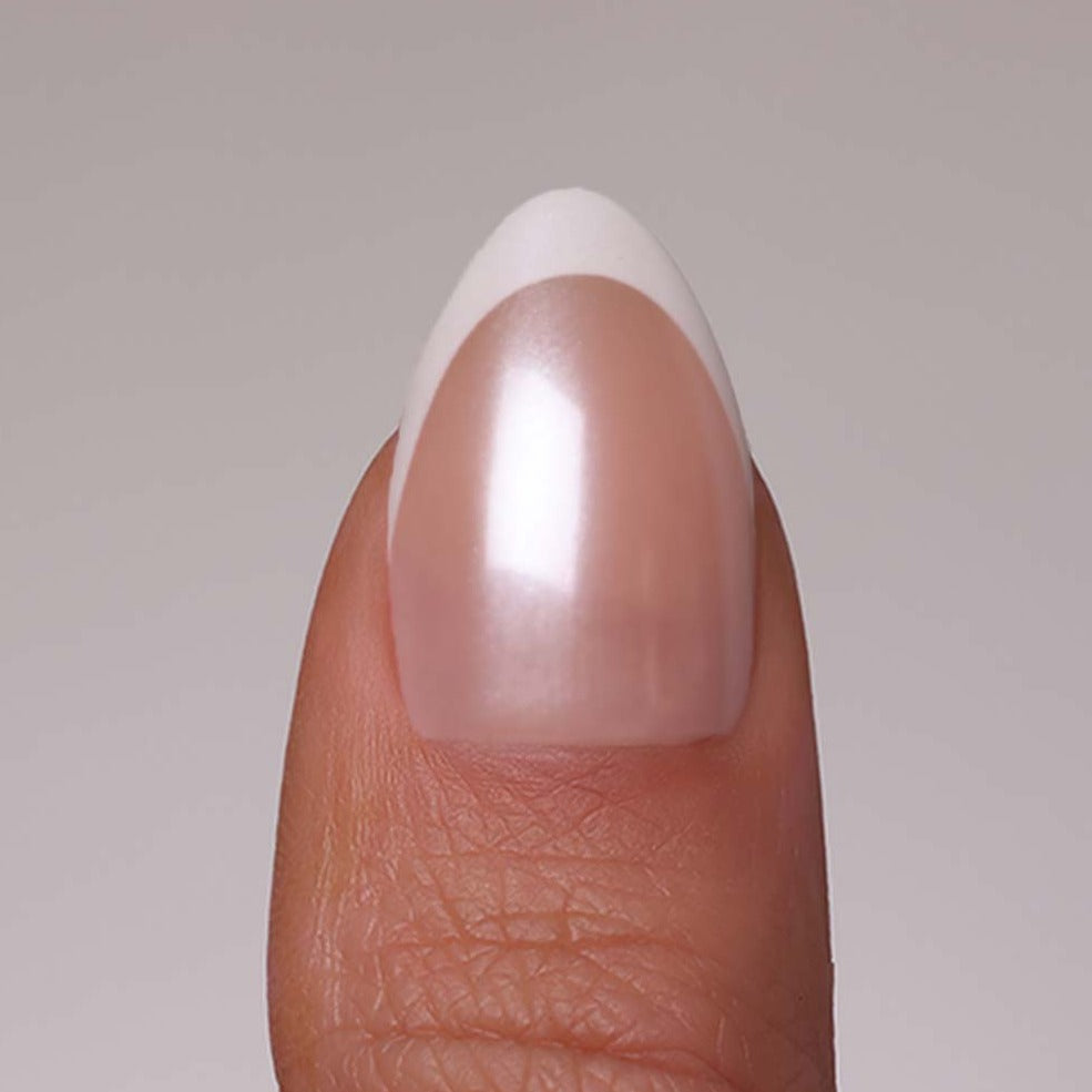 Glazed french almond Softgel Press On Nails (inkl. Nagelkleber)