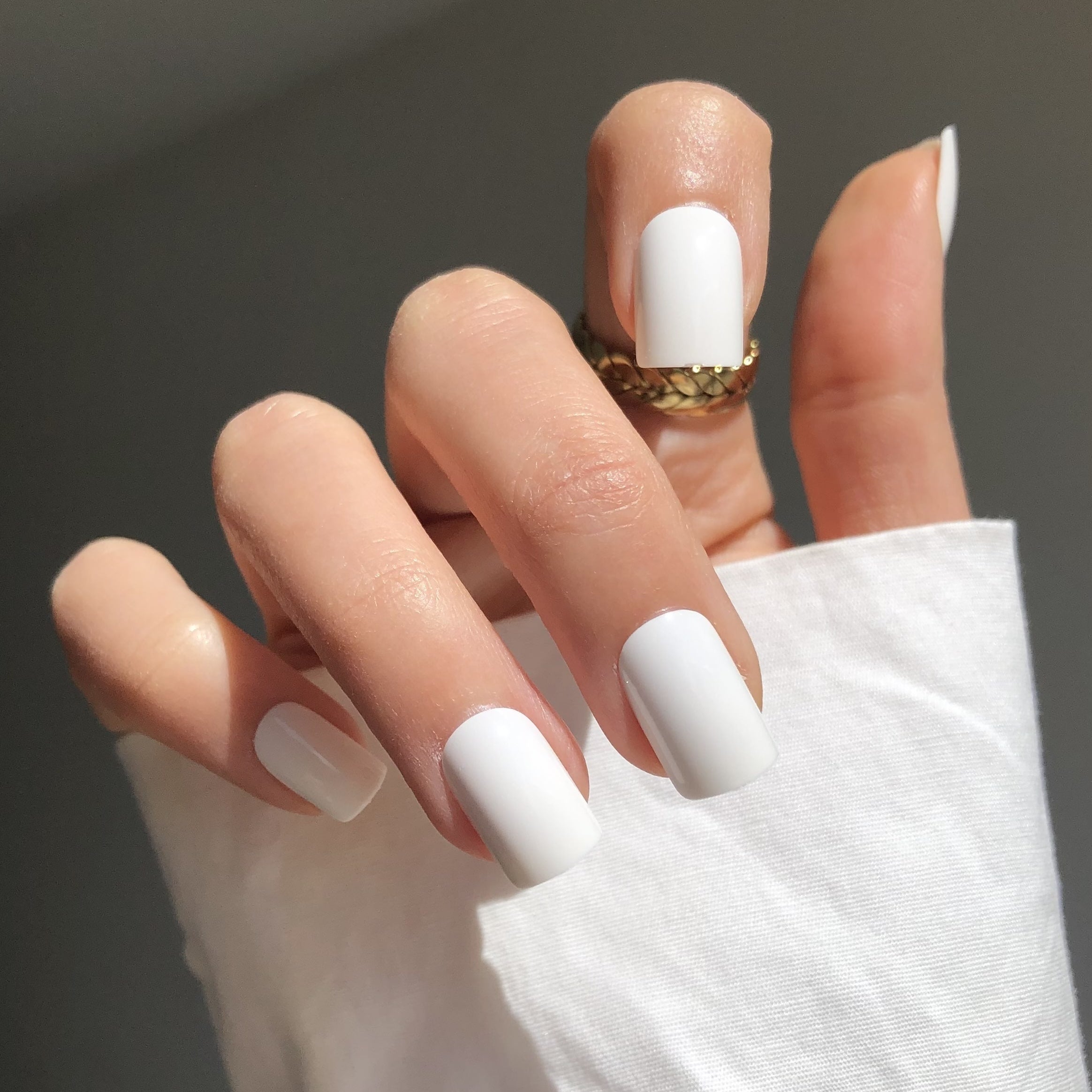 Remini white short s Press on Nails (inkl. Nagelkleber)