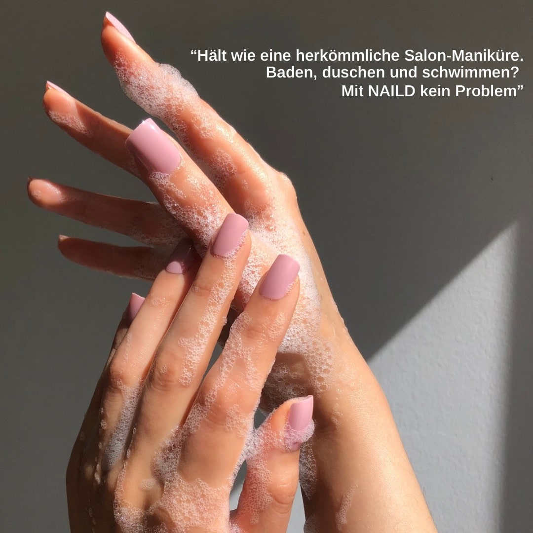 Babe round Softgel Press on Nails (inkl. Klebesticker & Nagelkleber)