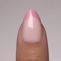 French Pink almond Press On Nails (inkl. Nagelkleber)