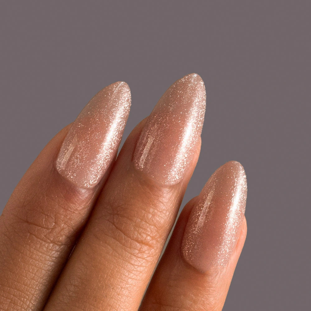 Stella almond extra long Softgel Press-On Nails (inkl. Klebesticker & Nagelkleber)