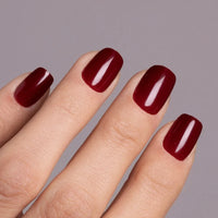 Pre-sale: Wine short square Softgel Press on Nails (inkl. Klebesticker & Nagelkleber)