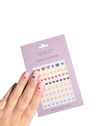 NAILD Sticker Hearts & Stars Edition